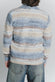 Cardigan Mélange Beige Denim da Uomo uomo Barone firenze - 4