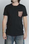 T-Shirt Uomo Taschino Nero uomo Barone firenze - 1