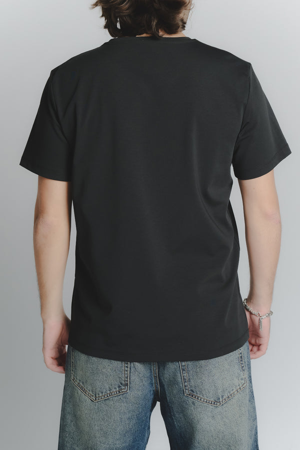 T-Shirt Uomo Stampa Bull Terrier Nero uomo Barone firenze