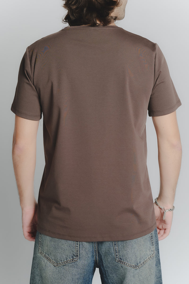 T-Shirt Uomo Stampa Vespa Cioccolato uomo Barone firenze - 2