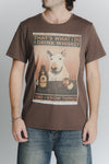 T-Shirt Uomo Stampa Bull Terrier Cioccolato uomo Barone firenze - 1