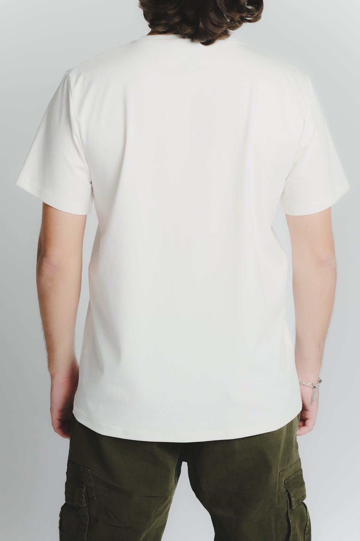 T-Shirt Uomo Stampa Bull Terrier Bianco uomo Barone firenze - 2