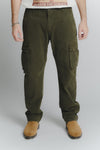 Pantaloni Cargo Verde Uomo uomo Barone firenze - 1