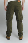 Pantaloni Cargo Verde Uomo uomo Barone firenze - 2