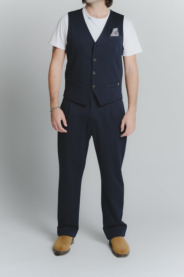 Gilet Uomo Blu uomo Barone firenze
