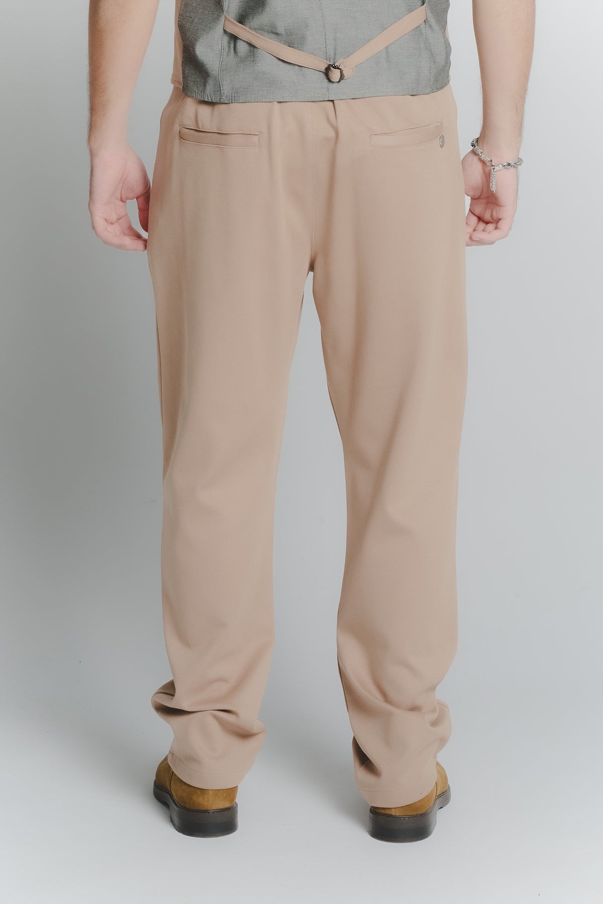 Pantaloni Camel uomo Barone firenze - 2