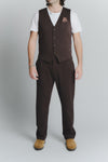 Pantaloni Testa di Moro uomo Barone firenze - 1