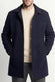 Cappotto Lungo Uomo Misto Lana Blu uomo Barone firenze - 1
