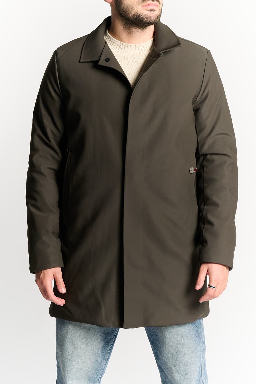 Piumino Termico Uomo Lungo Verde uomo Barone firenze - 2