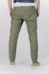 Pantaloni Eleganti Melange Verde uomo Barone firenze - 3