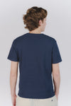 T-shirt Uomo Tramata Blu uomo Barone firenze - 4