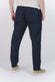 Pantaloni Lino con Bottone Blu uomo Barone firenze - 3