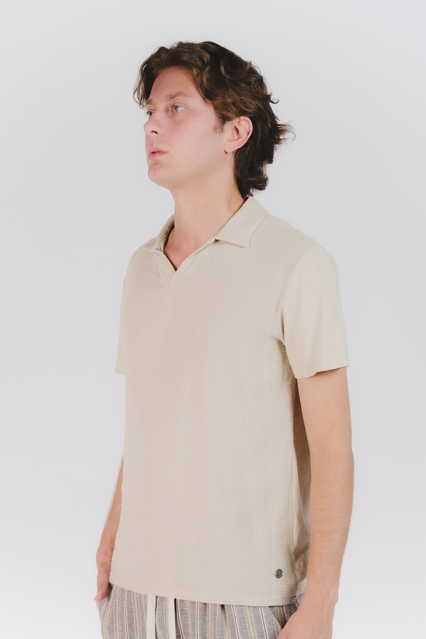 Polo Uomo Beige uomo Barone firenze - 1
