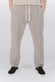 Pantaloni Misto Cotone e Lino a Righe Beige uomo Barone firenze - 1