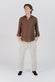Camicia Uomo Lino Cioccolato uomo Barone firenze - 2