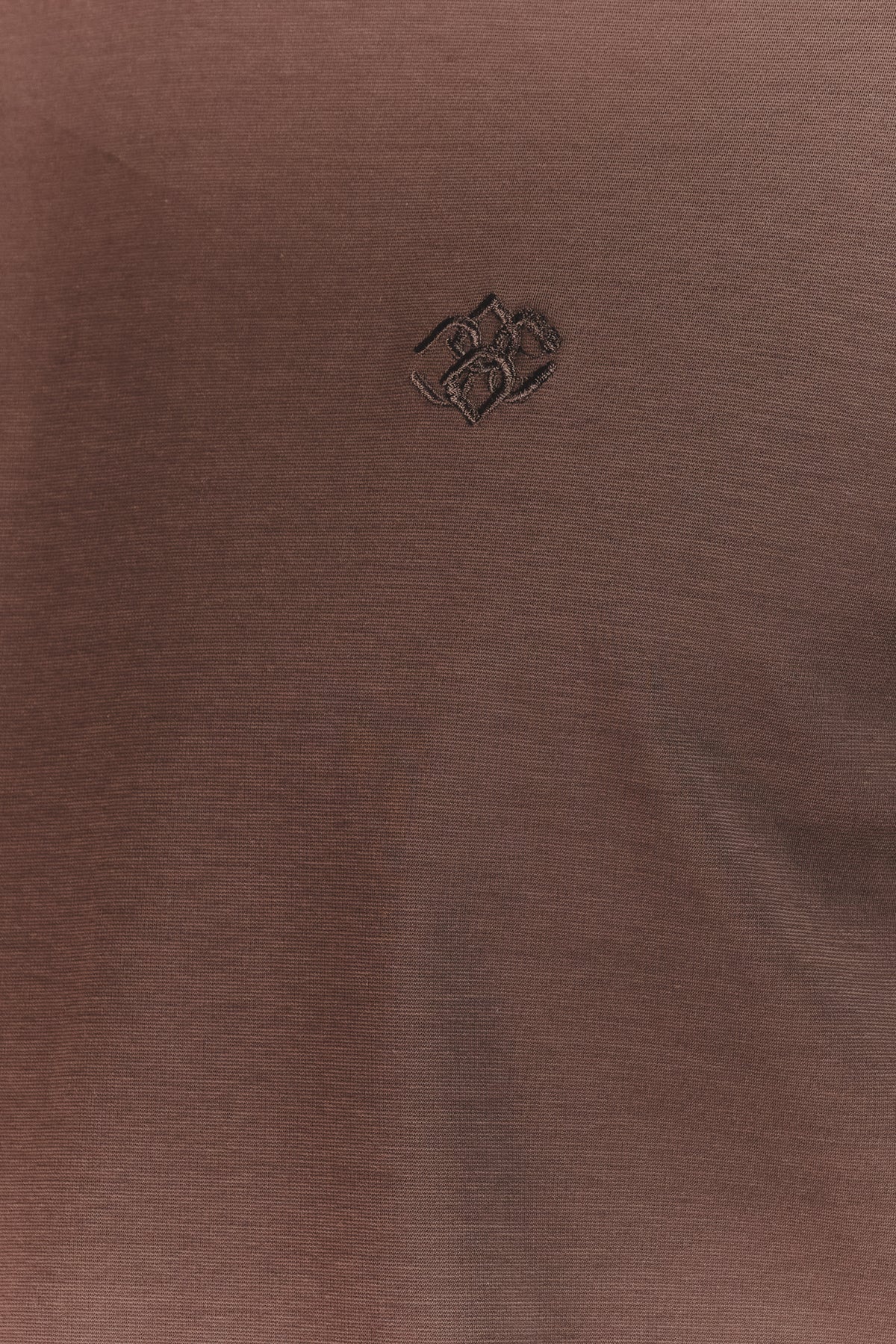 T-shirt Barone Ricamo Fronte Cioccolato uomo Barone firenze - 4