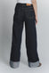 Jeans Donna Wide Leg Blu Scuro donna Barone firenze - 2