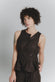 Gilet Gessato Cioccolato con Paillettes donna Barone firenze - 1