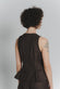 Gilet Gessato Cioccolato con Paillettes donna Barone firenze - 4