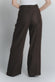 Pantalone Palazzo Gessato Cioccolato con Paillettes donna Barone firenze - 3