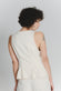 Gilet con Pieghe Panna Donna donna Barone firenze - 4