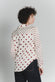 Camicia a Pois Avorio Rosso Fiorentino Donna donna Barone firenze - 3