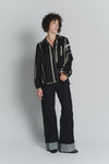 Camicia Check Nero Beige Donna donna Barone firenze - 1