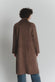Cappotto Testa di Moro Doppio Petto Alpaca donna Barone firenze - 3