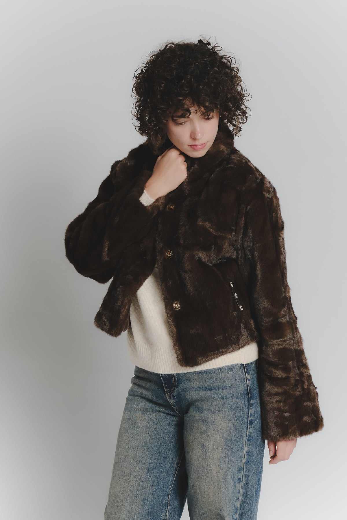 Virginia Cioccolato Reversibile donna Barone firenze - 4