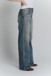 Jeans Donna Wide Leg Vintage Blue donna Barone firenze - 2
