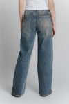 Jeans Donna Wide Leg Vintage Blue donna Barone firenze - 4