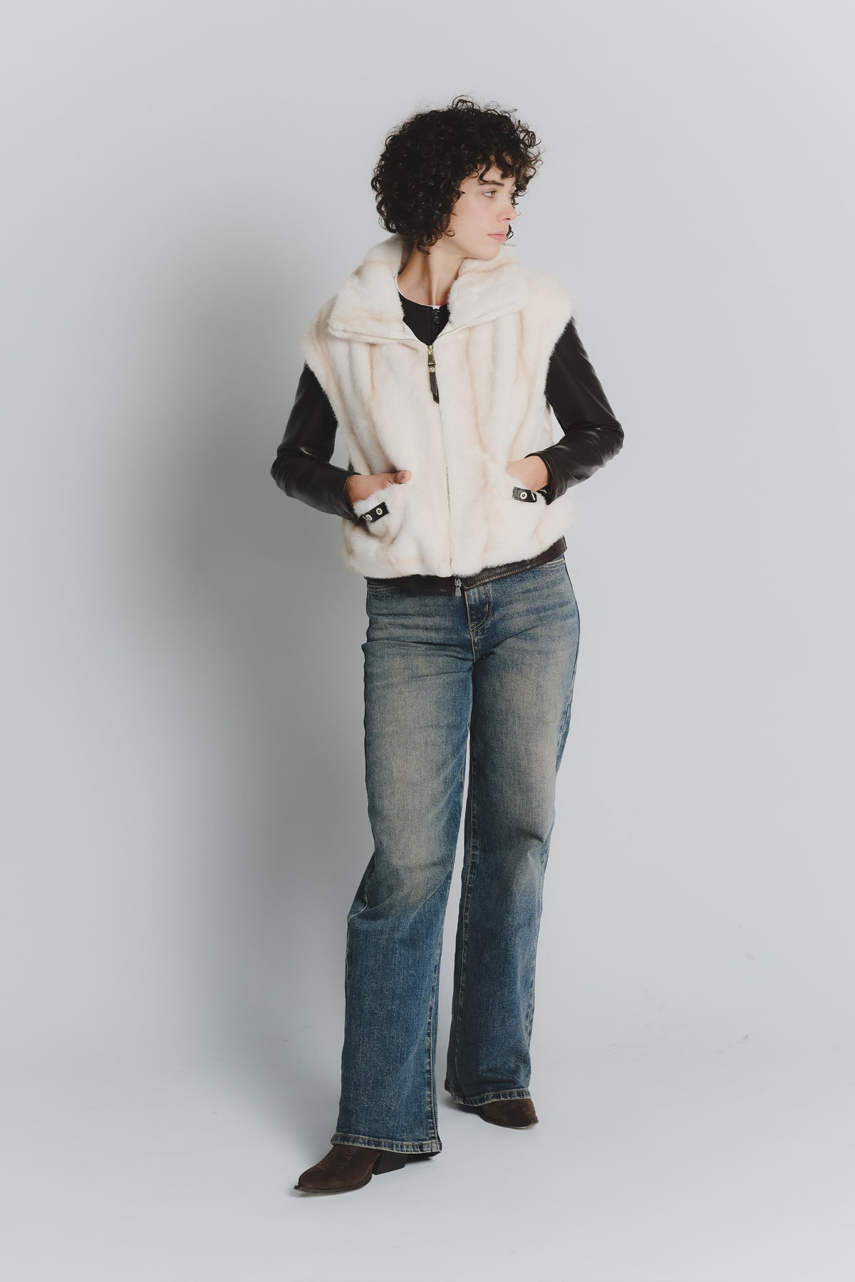 Gilet Melissa Panna donna Barone firenze - 2
