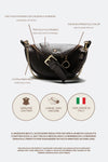 Marsupio Bea Testa di moro donna Barone firenze - 6