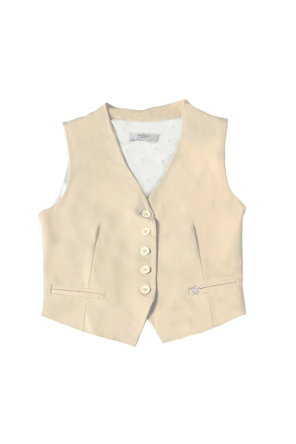 Gilet Star donna Beige donna Barone firenze
