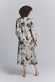 Chemisier Lungo Fiori Celeste donna Barone firenze - 2