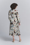 Chemisier Lungo Fiori Celeste donna Barone firenze - 2