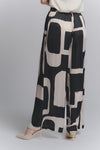 Pantalone Palazzo Fantasia Nero donna Barone firenze - 3
