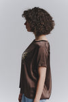 T-shirt donna Leopardo Cioccolato donna Barone firenze - 2