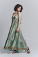 Abito Lungo Gipsy Turchese Spallini Sottili donna Barone firenze - 2