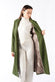 Cappotto Verde Lungo Con Cintura donna Barone firenze - 3