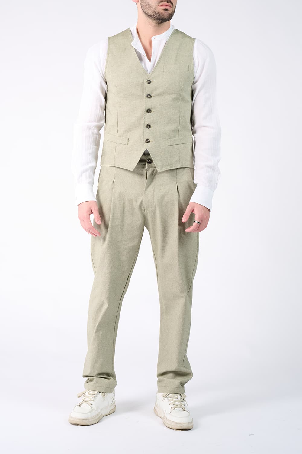 Gilet Uomo Militare uomo Barone firenze - 2