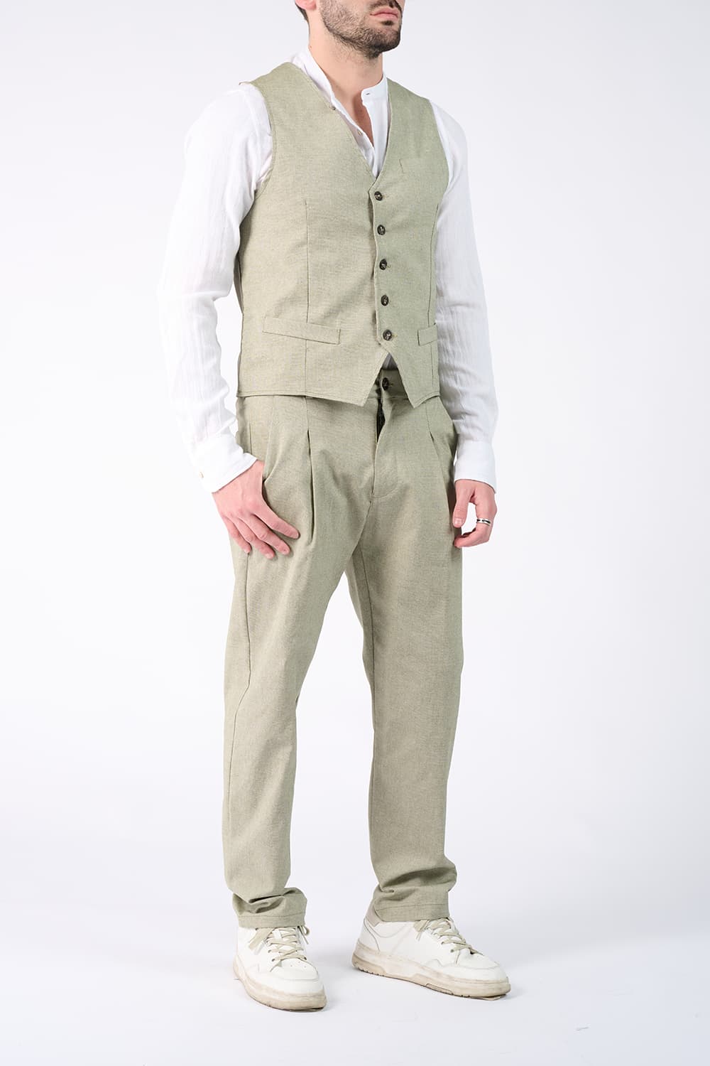 Gilet Uomo Militare uomo Barone firenze - 5
