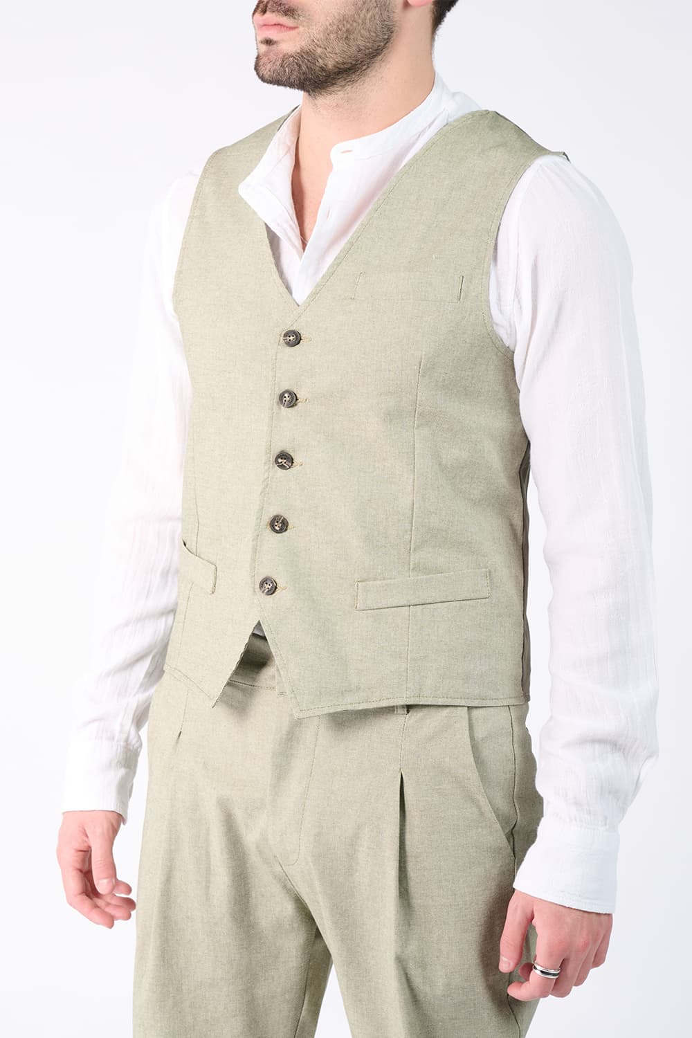 Gilet Uomo Militare uomo Barone firenze - 1