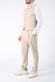 Gilet Uomo Gessato Beige uomo Barone firenze - 2