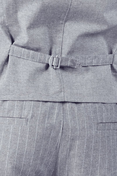 Gilet Uomo Gessato Denim