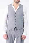 Gilet Uomo Gessato Denim uomo Barone firenze - 1
