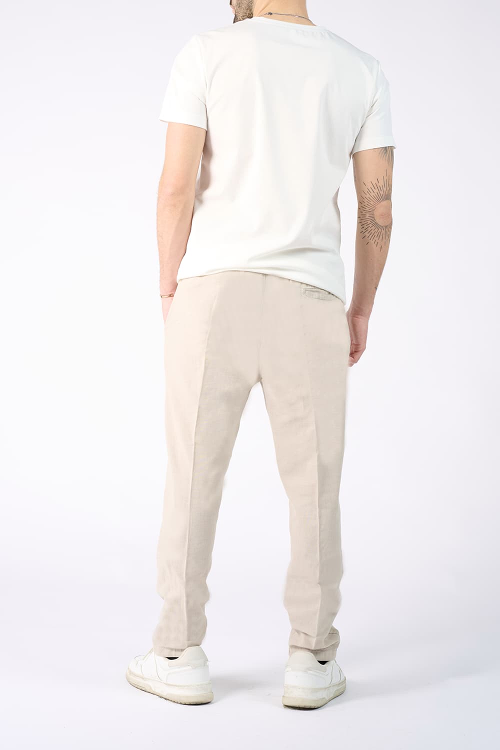 T-shirt Barone Monkey e Pantaloni Lino - Barone Firenze