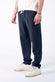 Pantaloni Lino con Elastico Blu uomo Barone firenze - 1