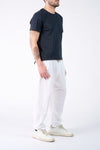 T-shirt Barone Ricamo Back New Blu uomo Barone firenze - 3
