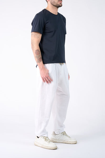 T-shirt Barone Ricamo Back New Blu